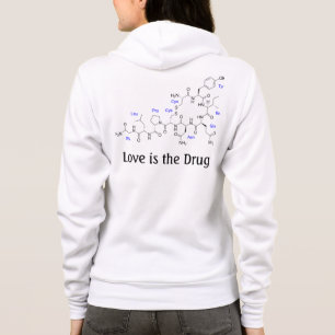 Kärlek är drogen - Oxytocinmolekyl T-shirt