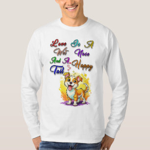 Kärlek är en Blöt näsa och Lycklig Svan T Shirt