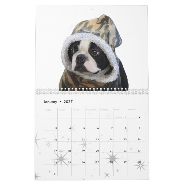 Kärlek är en Boston Kalender (Jan 2027)