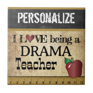 Kärlek är en Drama Teacher Kakelplatta