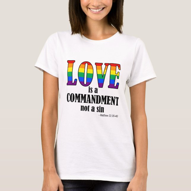 Kärlek är en grundläggande utslagsplats för t-shirt (Framsida)