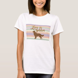Kärlek är en gyllene t-shirt