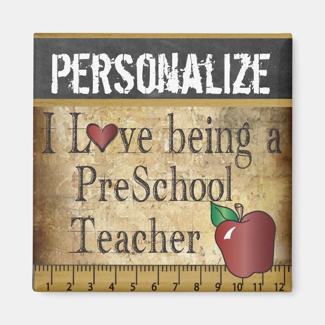 Kärlek är en lärare i förskolan magnet (Framsidan)