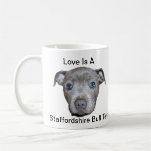 Kärlek är en Logotyp och marionett Kaffemugg