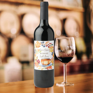 Kärlek är en möhippa för rasfall vinflaska etikett