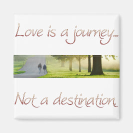 Kärlek är en resa magnet