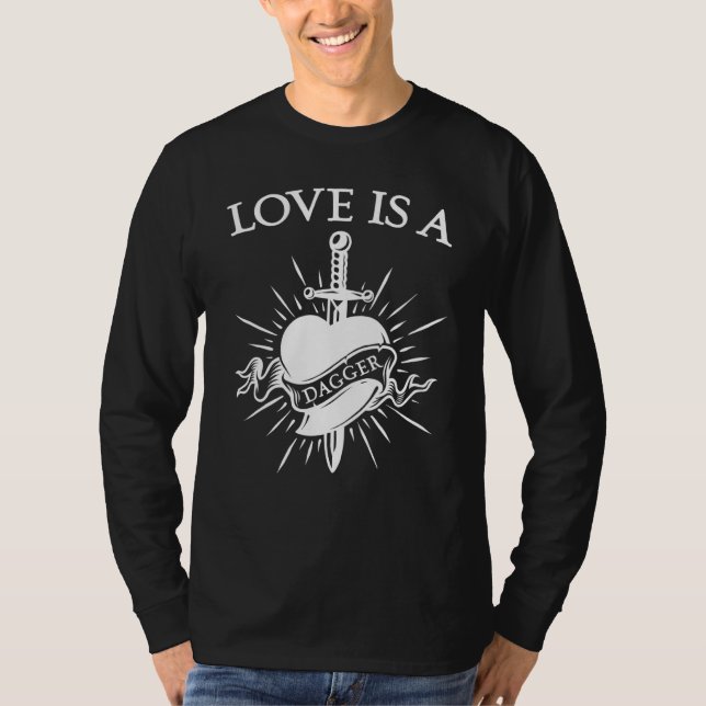Kärlek är en vanlig offertnota t shirt (Framsida)