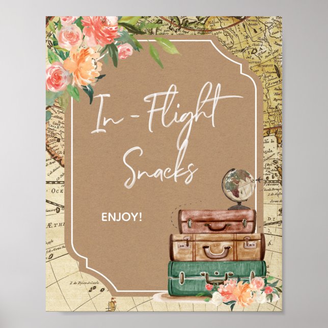 Kärlek är ett äventyr Bröllopsdusch Affisch (Framsidan)