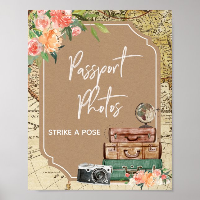 Kärlek är ett äventyr Bröllopsdusch Poster (Framsidan)