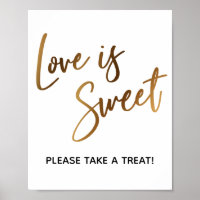 Kärlek är ett enkelt Guld-typografiskt tecken