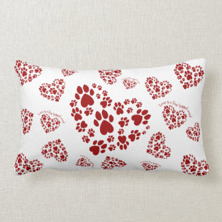 Kärlek är ett fyra lagt benen på ryggen ord lumbarkudde