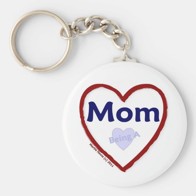 Kärlek är ett Mamma Nyckelring (Framsidan)