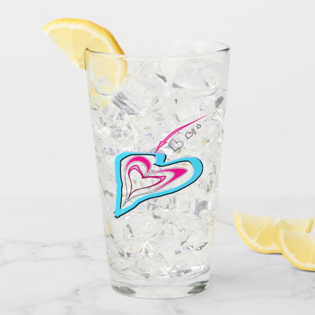 Kärlek är ett självändamål glaskopp (Framsida Ice)