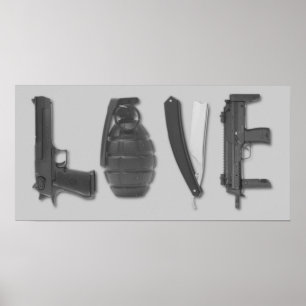 Kärlek är ett vapen poster
