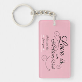 Kärlek är ett verb för handling. Jag lärde mig det