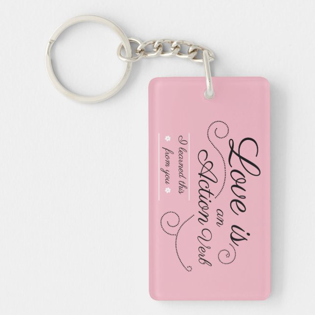 Kärlek är ett verb för handling. Jag lärde mig det (Framsidan)