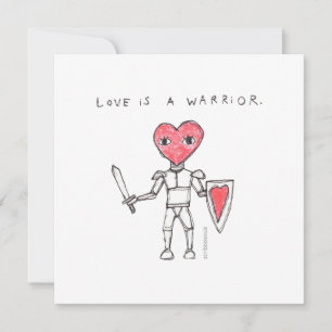 Kärlek är ett Warrior - när som helst kort