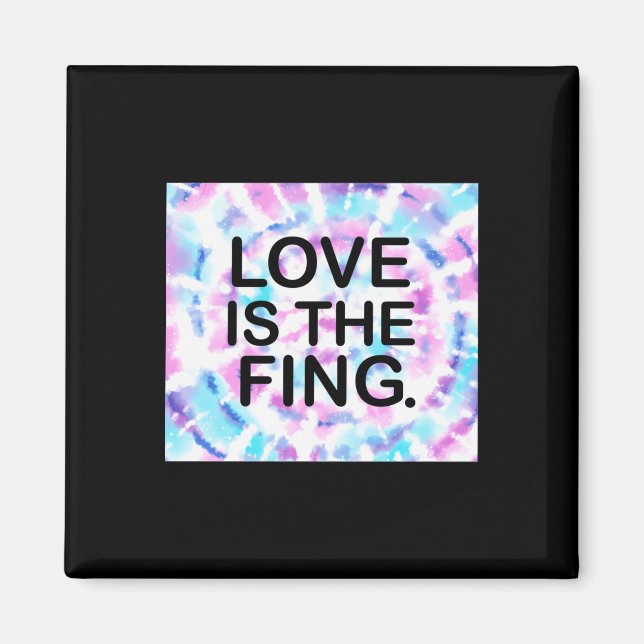 Kärlek är Fing. Fäst Magnet (Framsidan)