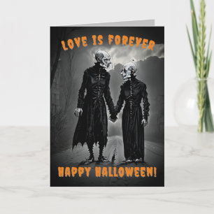 Kärlek är för Halloween-rayme-kort Helgkort
