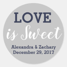 Kärlek är Förlovningen vid Söta flottan blå Silver