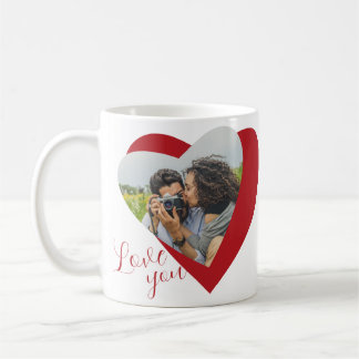 kärlek är fotopulkaffe mugg