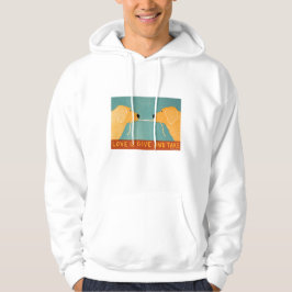 Kärlek är Ge och Take-Goldens - Stephen Huneck Hoodie