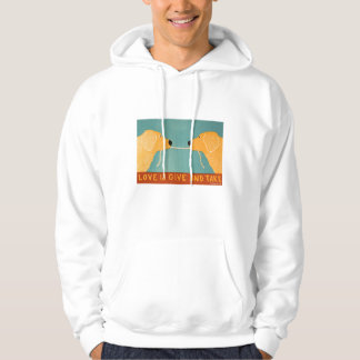 Kärlek är Ge och Take-Goldens - Stephen Huneck Hoodie