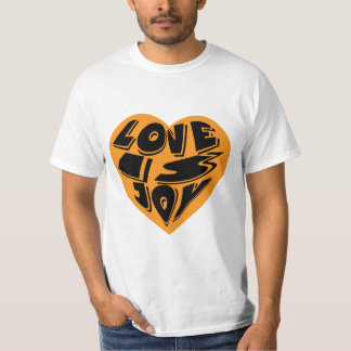 Kärlek är glädje t shirt