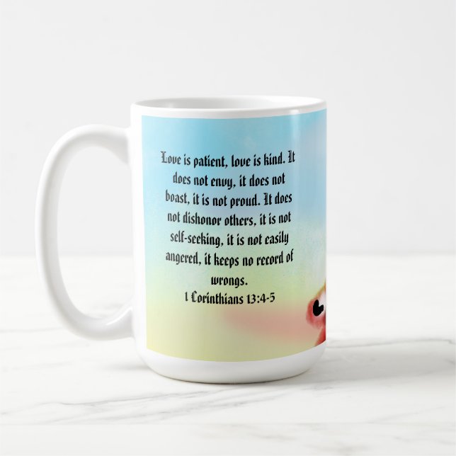 Kärlek är god kaffemugg (Vänster)