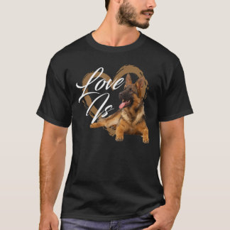Kärlek är - Hund-Älskare-uppfödarens uppfödare i H T Shirt