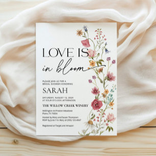 Kärlek är i blobinbjudan Möhippa Inbjudan