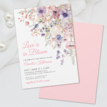 Kärlek är i blom Blomsterbröllopsfest med vilda bl
