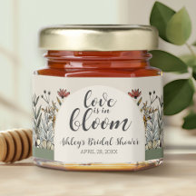 Kärlek är i blom - Boho blommor Bröllopsdusch