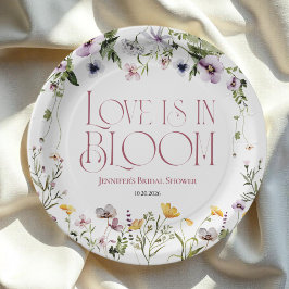 Kärlek är i blom | Bröllopsdusch i akvarellblommor