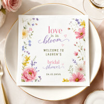 Kärlek är i blom Chic Blommig Rosa Anpassad