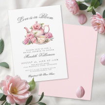 Kärlek är i blom Floral bröllopsdusch