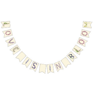 Kärlek är i Bloom Banner Vimplar