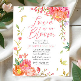 Kärlek är i Bloom | Blommigt Inbjudningskort för m