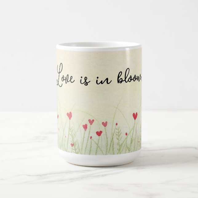 Kärlek är i Bloom Kaffemugg (Center)