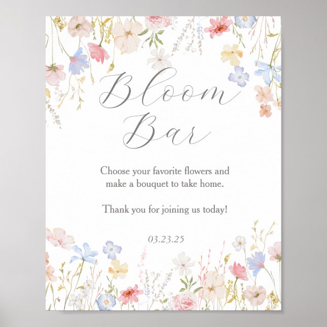 Kärlek är i Bloom Pub-signalen Poster (Framsidan)