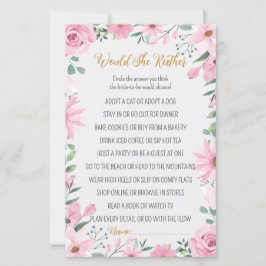 Kärlek är i Bloom Shower, skulle hon hellre spela?