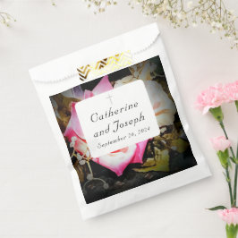 Kärlek är i Bloom Wedding Favor Bagors