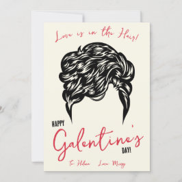 Kärlek är i Hair, Hårsnodd, Scrunchie Gift Card Inbjudningar