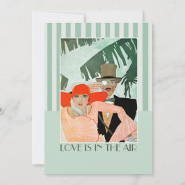 Kärlek är i Luft Alla hjärtans dag Party Inbjudningar