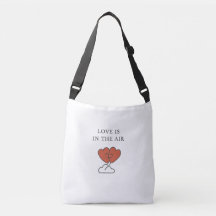 "Kärlek är i Luft" Cute Hugger Hearts Tote Bag