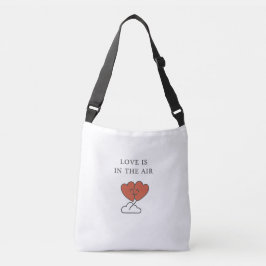 "Kärlek är i Luft" Cute Hugger Hearts Tote Bag Axelväska