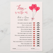 Kärlek är i Luft Gissa Vem som spelar Shower-match