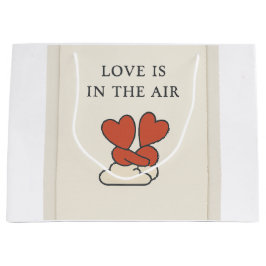Kärlek är i Luft - Huggande Hearts Gift Bags