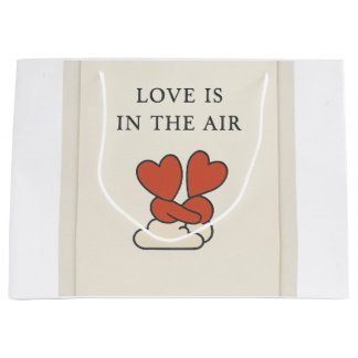 Kärlek är i Luft - Huggande Hearts Gift Bags
