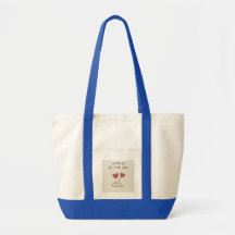 Kärlek är i Luft - Huggande Hearts Romantic Tote